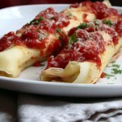 MANICOTTI MADE WITH CREPES